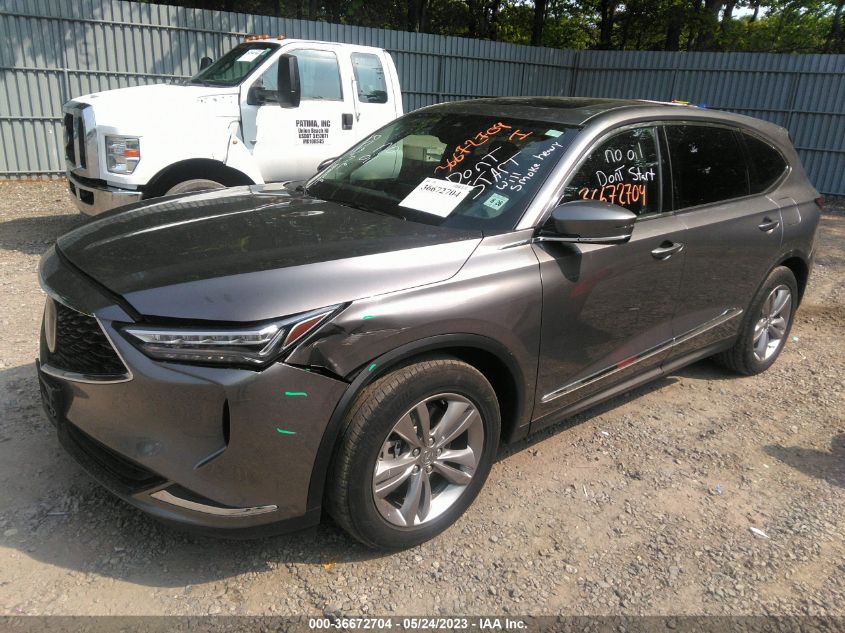 5J8YE1H36NL021614 Acura MDX  2