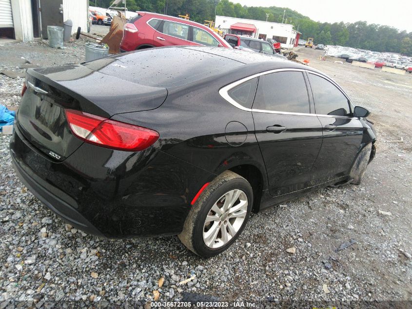 2016 CHRYSLER 200 TOURING - 1C3CCCFB3GN186097