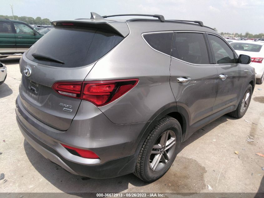 2017 HYUNDAI SANTA FE SPORT 2.4L - 5XYZUDLB7HG387880
