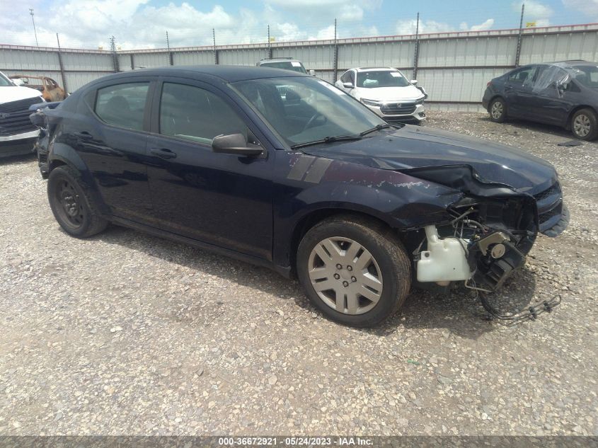 2014 DODGE AVENGER SE - 1C3CDZABXEN146927