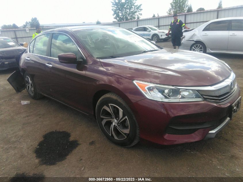 2016 HONDA ACCORD SEDAN LX - 1HGCR2F38GA004657