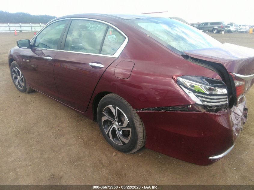 2016 HONDA ACCORD SEDAN LX - 1HGCR2F38GA004657