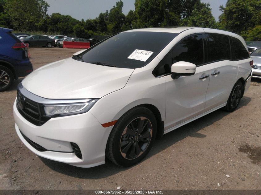 2022 HONDA ODYSSEY ELITE - 5FNRL6H90NB053228