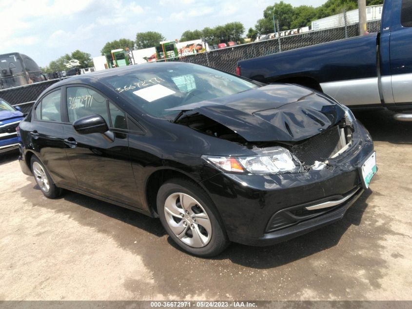 2015 HONDA CIVIC SEDAN LX - 19XFB2F55FE061511