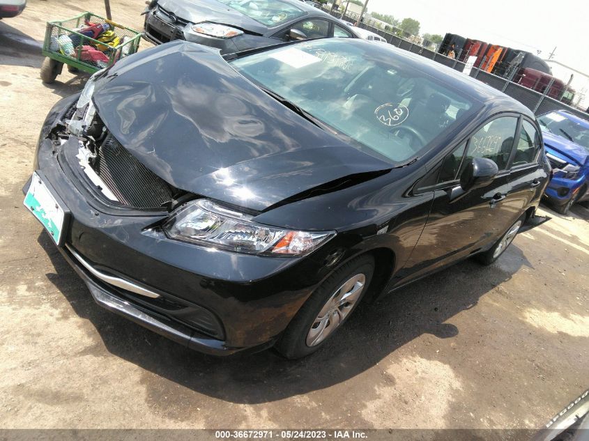 2015 HONDA CIVIC SEDAN LX - 19XFB2F55FE061511
