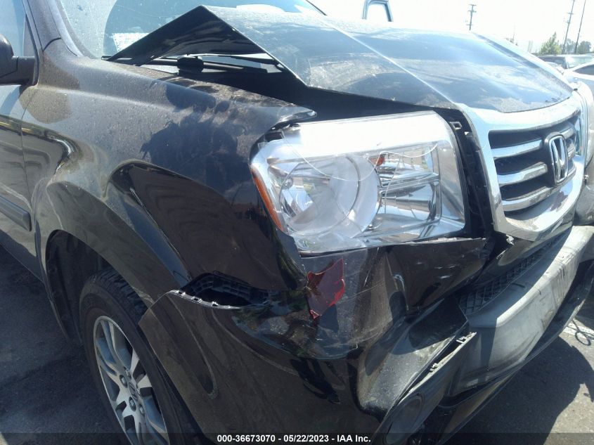 2013 HONDA PILOT LX - 5FNYF3H29DB038052