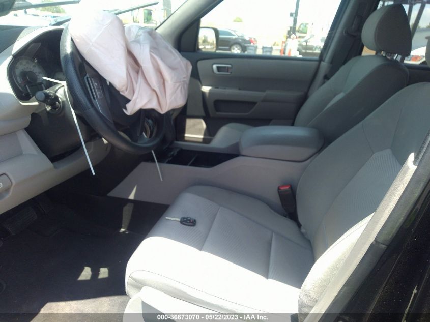2013 HONDA PILOT LX - 5FNYF3H29DB038052