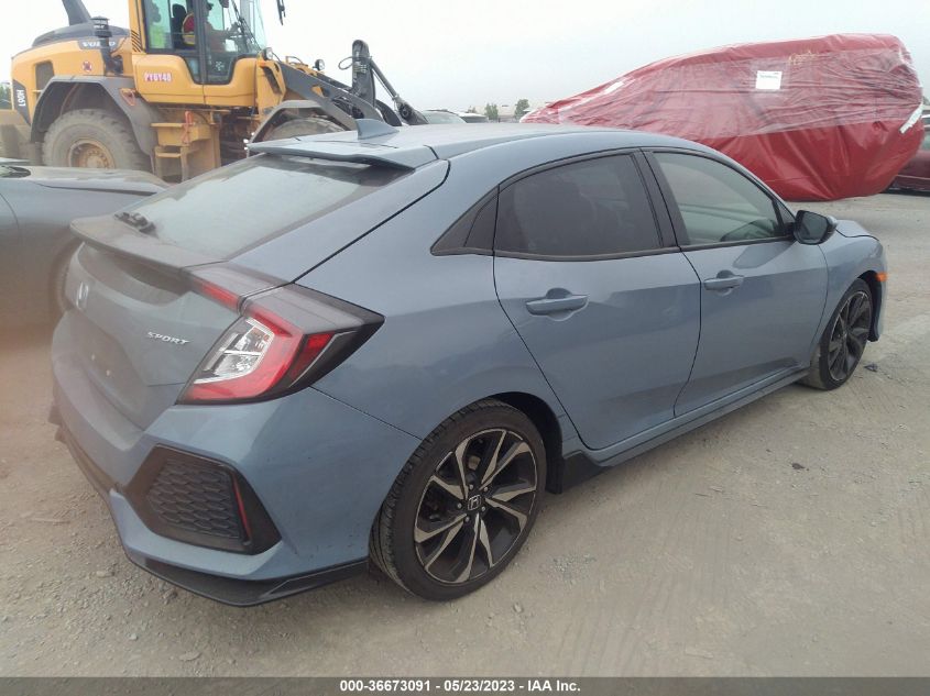 2019 HONDA CIVIC HATCHBACK SPORT SHHFK7H42KU415358