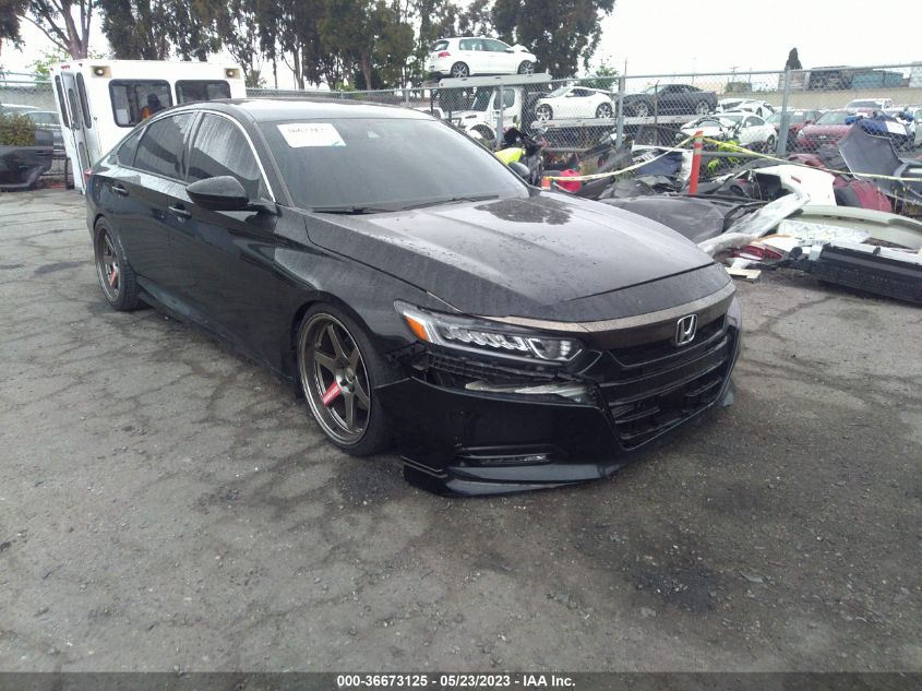 2020 HONDA ACCORD SEDAN SPORT - 1HGCV1F32LA082156