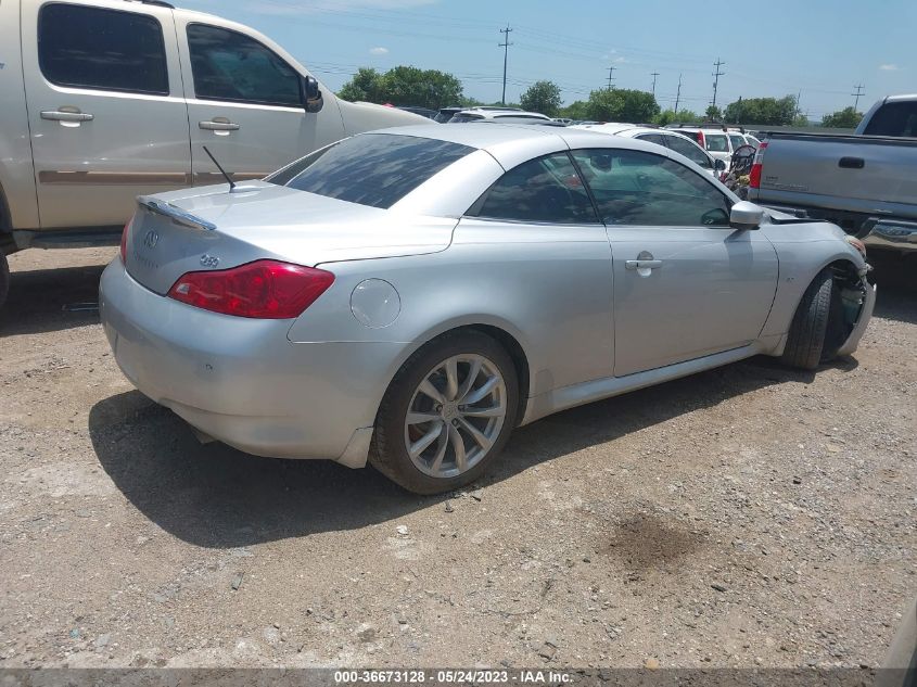2014 INFINITI Q60 CONVERTIBLE JN1CV6FE5EM901212