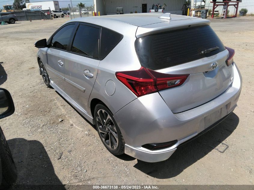 2017 TOYOTA COROLLA IM - JTNKARJE7HJ540841