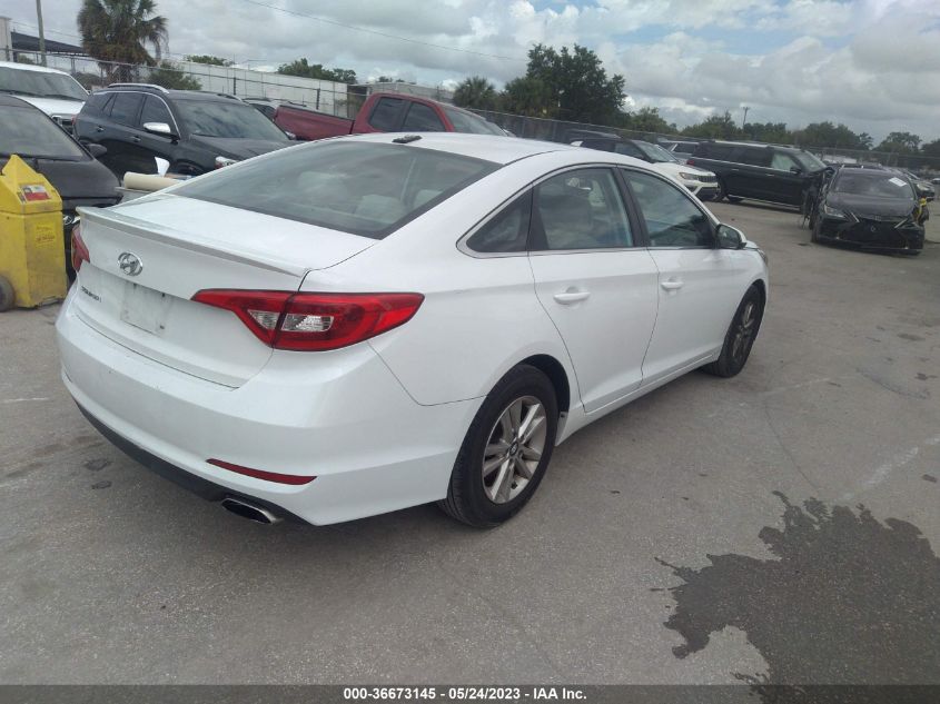 2016 HYUNDAI SONATA 2.4L SE - 5NPE24AF2GH272847