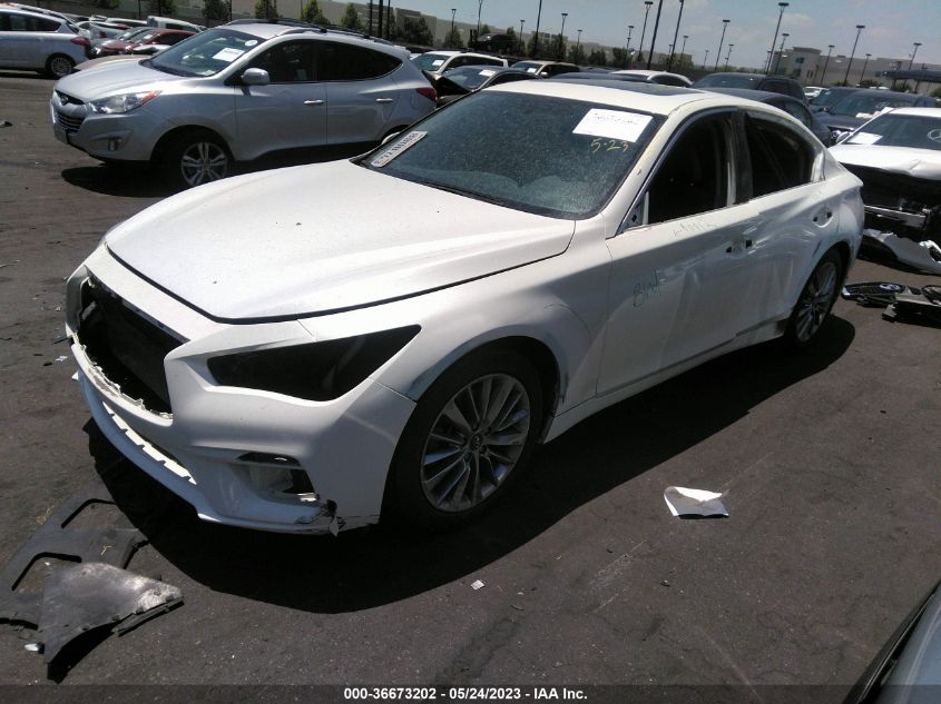 2018 INFINITI Q50 3.0T LUXE - JN1EV7AP0JM350835