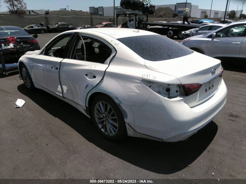 2018 INFINITI Q50 3.0T LUXE - JN1EV7AP0JM350835