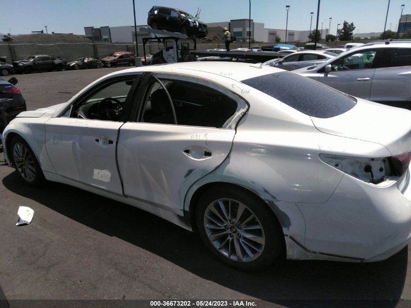 2018 INFINITI Q50 3.0T LUXE - JN1EV7AP0JM350835