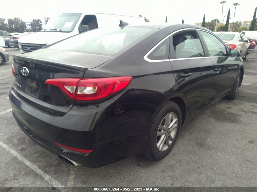 2016 HYUNDAI SONATA 2.4L SE - 5NPE24AF7GH293824