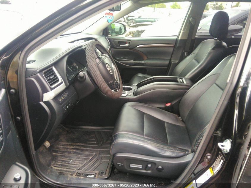 2014 TOYOTA HIGHLANDER LIMITED - 5TDDKRFH2ES007307