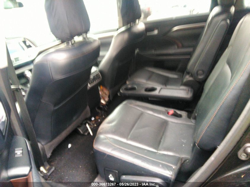 2014 TOYOTA HIGHLANDER LIMITED - 5TDDKRFH2ES007307