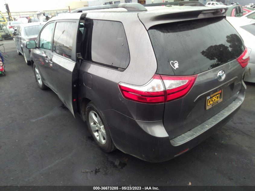 2017 TOYOTA SIENNA LE - 5TDKZ3DC0HS767523