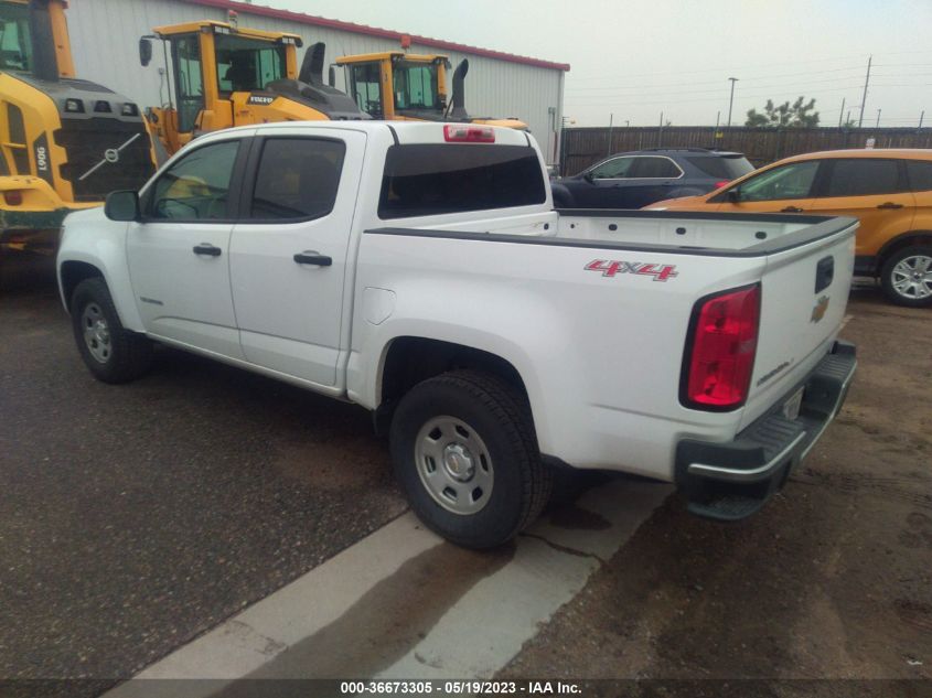 2018 CHEVROLET COLORADO 4WD WORK TRUCK - 1GCGTBEN9J1306289