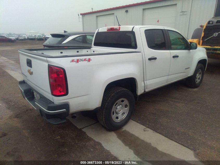 2018 CHEVROLET COLORADO 4WD WORK TRUCK - 1GCGTBEN9J1306289