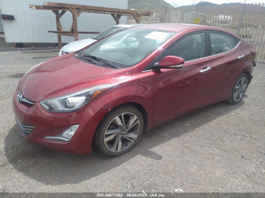 2016 HYUNDAI ELANTRA LIMITED - 5NPDH4AE5GH657675