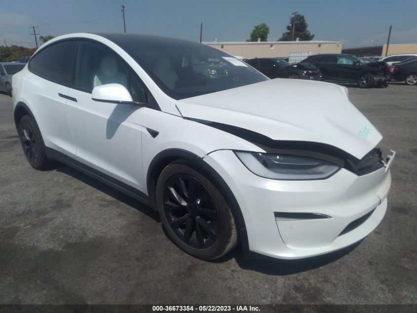 2022 TESLA MODEL X - 7SAXCAE5XNF362476
