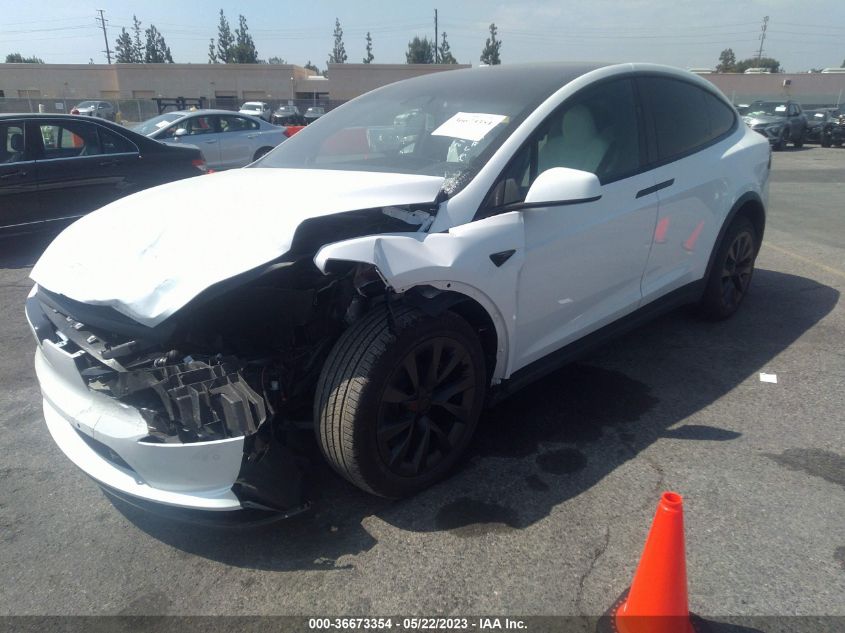 2022 TESLA MODEL X - 7SAXCAE5XNF362476