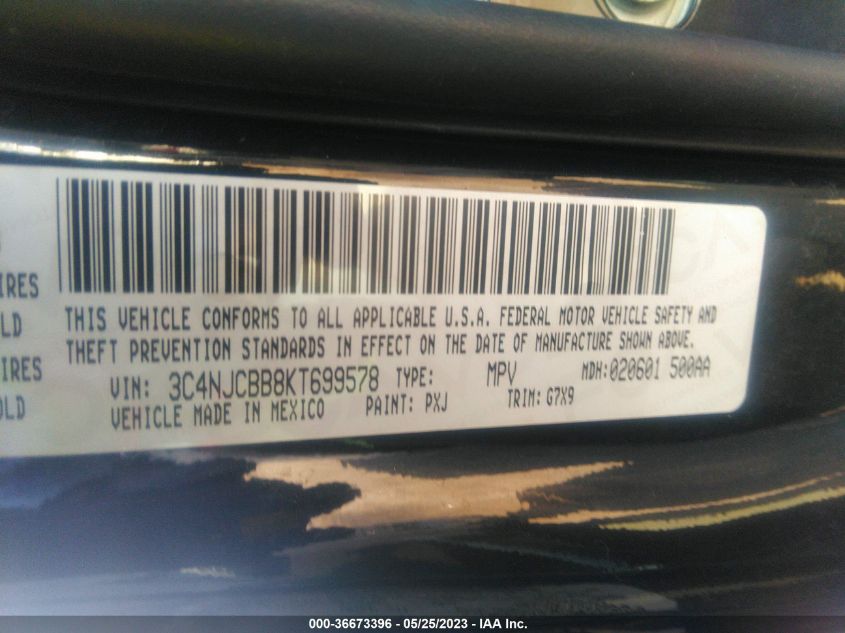 2019 JEEP COMPASS ALTITUDE - 3C4NJCBB8KT699578