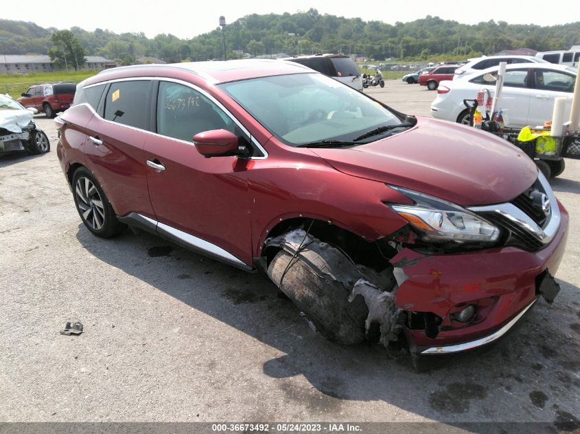 2016 NISSAN MURANO PLATINUM - 5N1AZ2MH3GN139764
