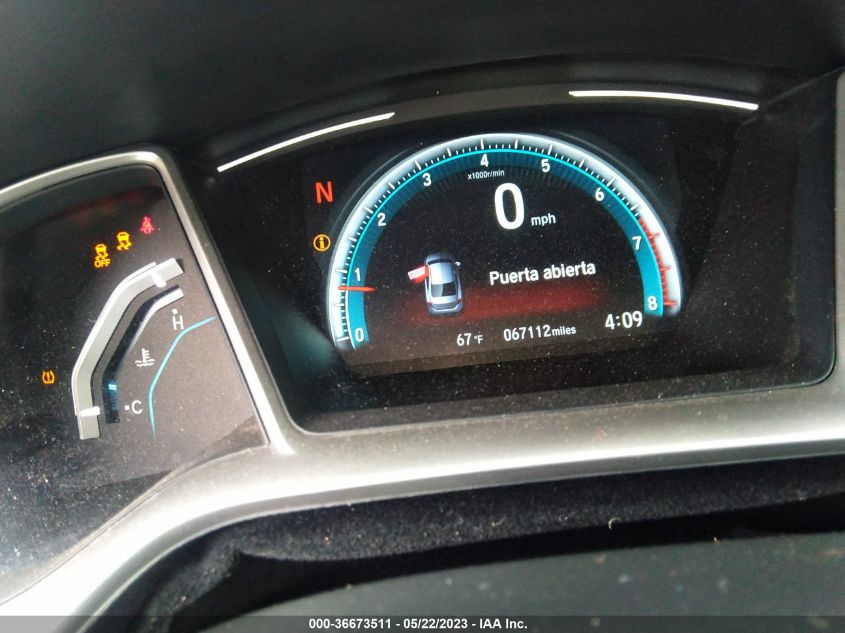 2017 HONDA CIVIC SEDAN EX - 2HGFC2F78HH514642
