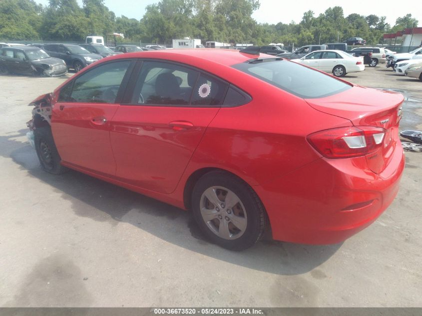 2016 CHEVROLET CRUZE LS - 1G1BC5SM3G7325670