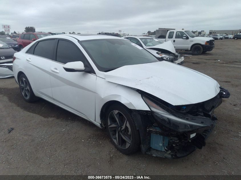 2021 HYUNDAI ELANTRA LIMITED - 5NPLP4AG8MH019691