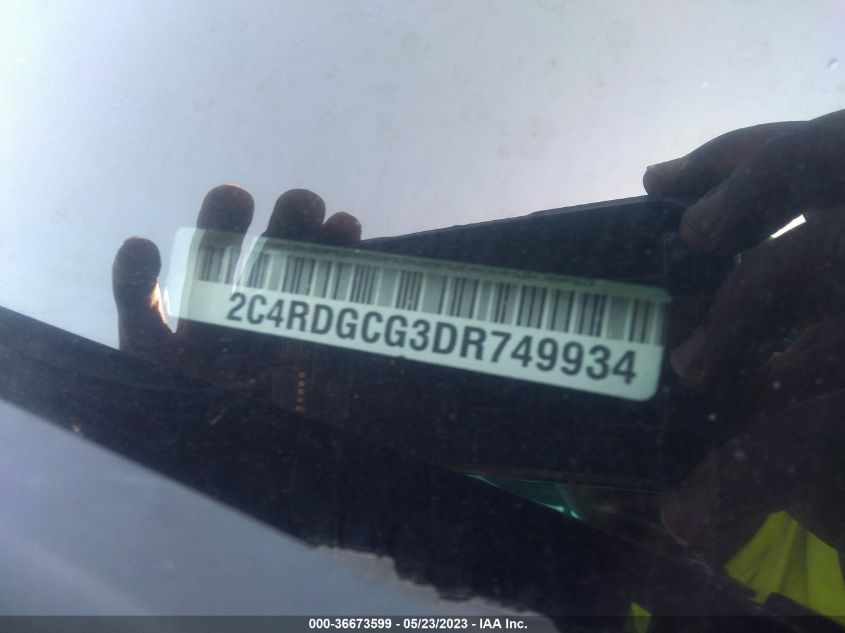 2013 DODGE GRAND CARAVAN SXT - 2C4RDGCG3DR749934