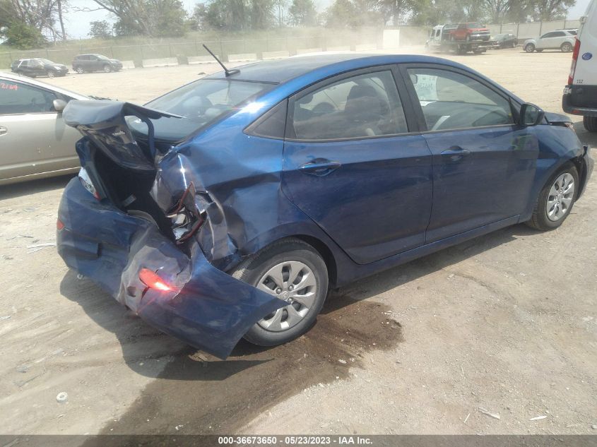 2016 HYUNDAI ACCENT SE - KMHCT4AE2GU080342