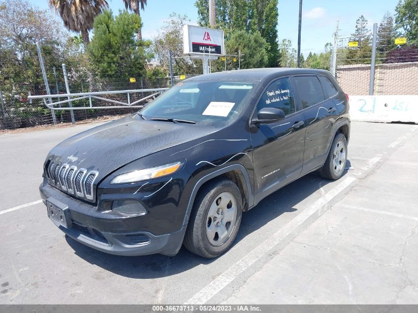 2016 JEEP CHEROKEE SPORT - 1C4PJLAB3GW274345