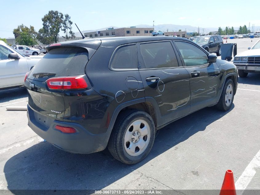 2016 JEEP CHEROKEE SPORT - 1C4PJLAB3GW274345