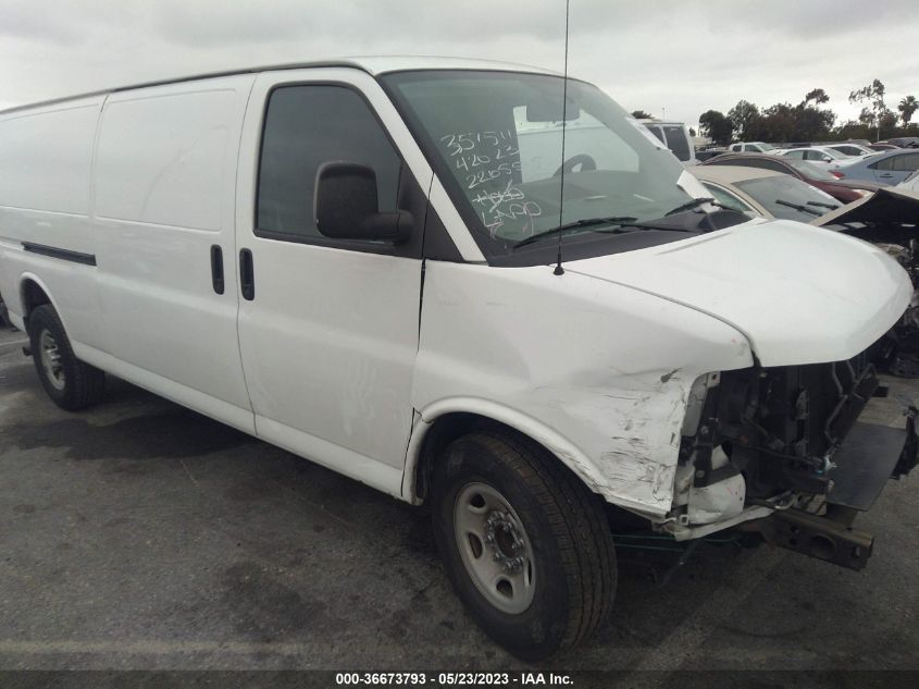2014 CHEVROLET EXPRESS CARGO VAN - 1GCWGGCA7E1132791