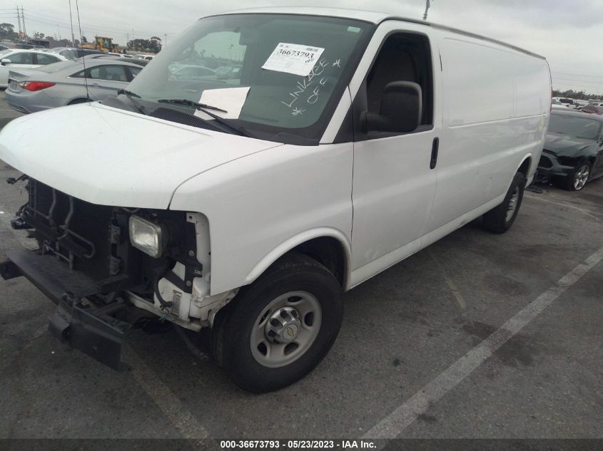 2014 CHEVROLET EXPRESS CARGO VAN - 1GCWGGCA7E1132791