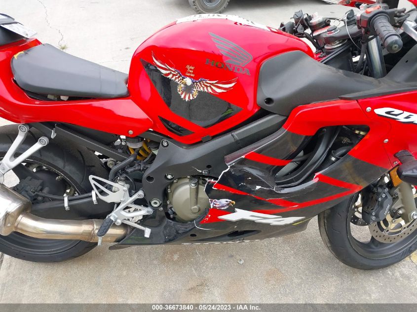 2002 HONDA CBR600 F4 JH2PC35152M301598