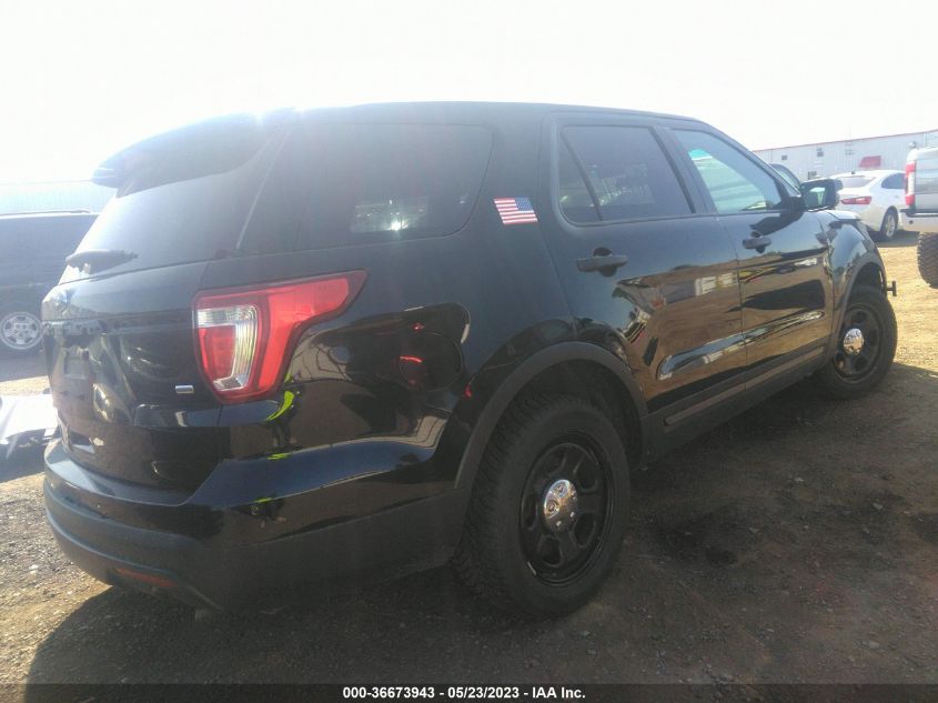 2017 FORD POLICE INTERCEPTOR - 1FM5K8AR4HGD07360