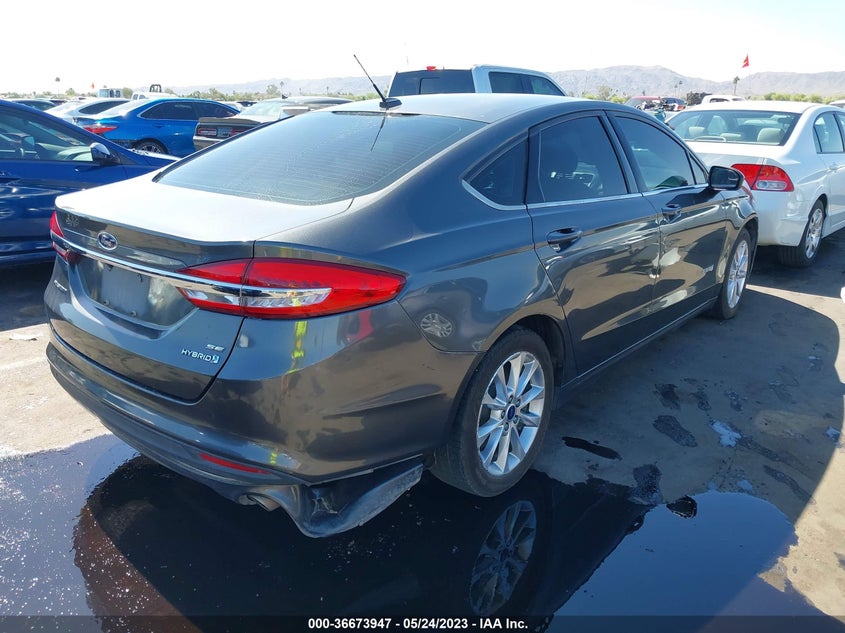 VIN 3FA6P0LU2HR266271 2017 FORD FUSION HYBRID SE
