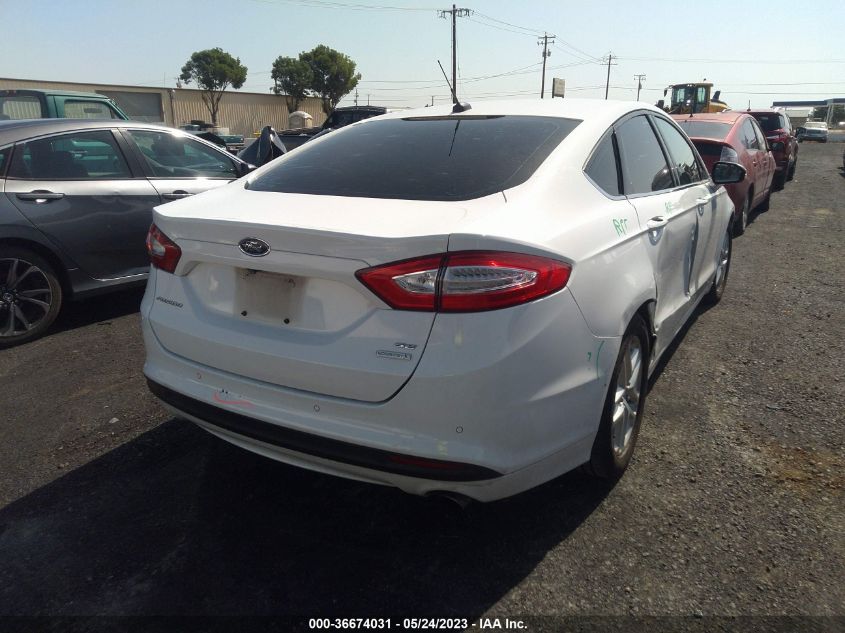 2015 FORD FUSION SE - 1FA6P0HD4F5130040