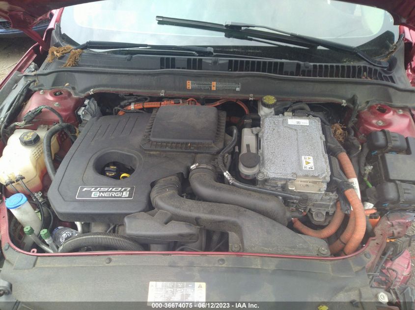 2017 FORD FUSION ENERGI SE - 3FA6P0PUXHR118198