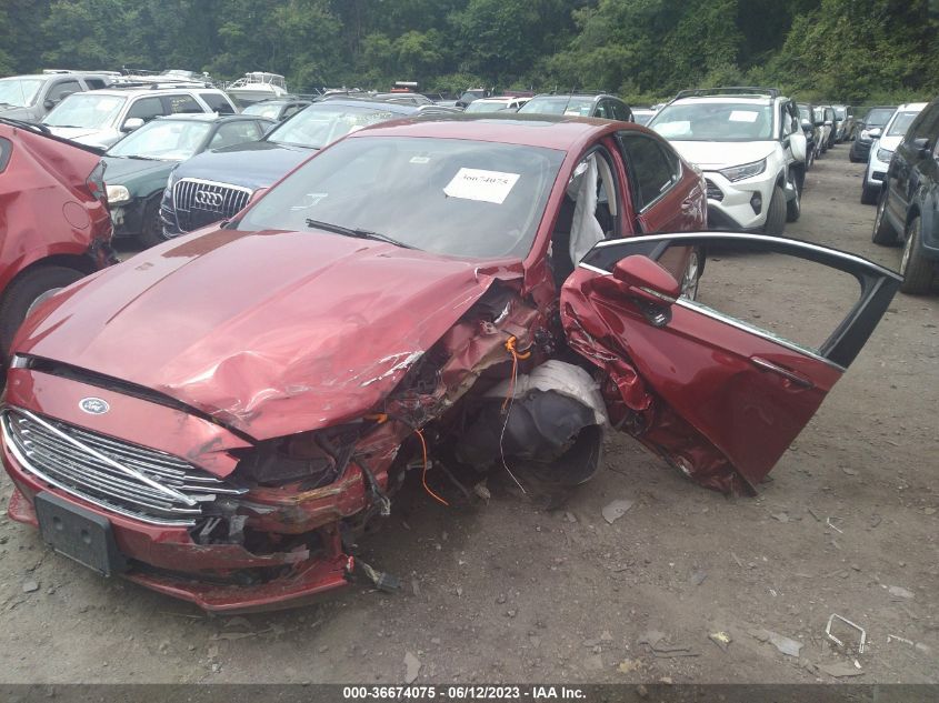 2017 FORD FUSION ENERGI SE - 3FA6P0PUXHR118198