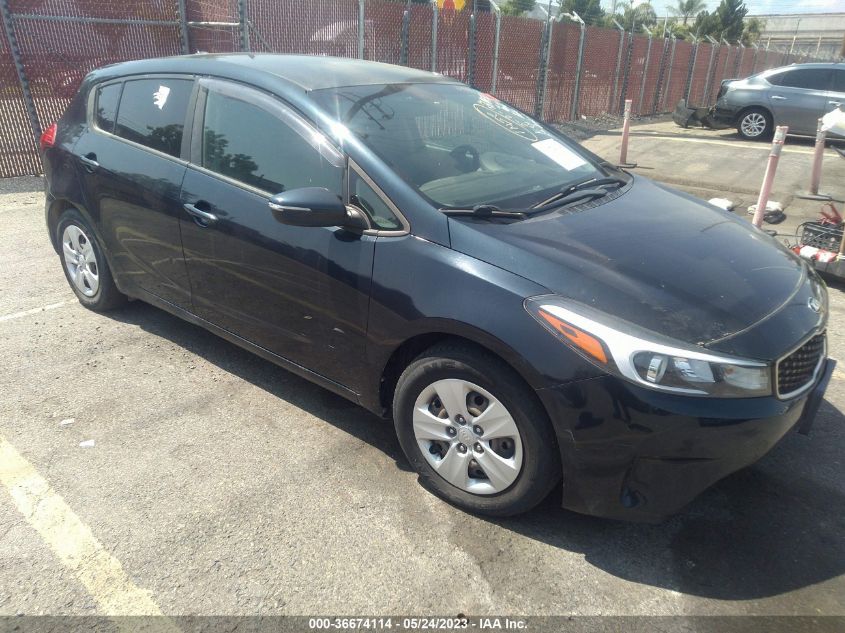 KNAFK5A83H5694717 KIA FORTE5 LX 2017