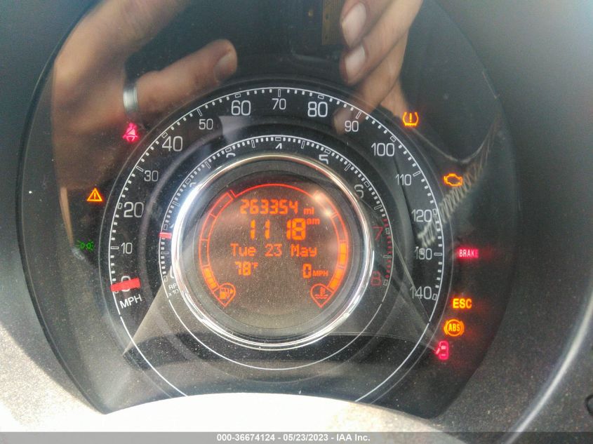 2013 FIAT 500 TURBO - 3C3CFFHHXDT608677