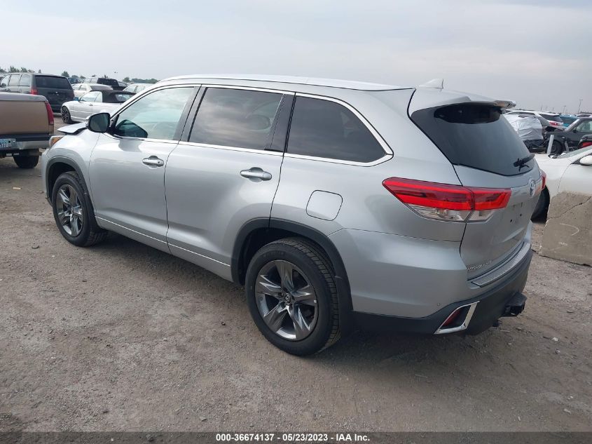 2017 TOYOTA HIGHLANDER LIMITED - 5TDDZRFH0HS408175
