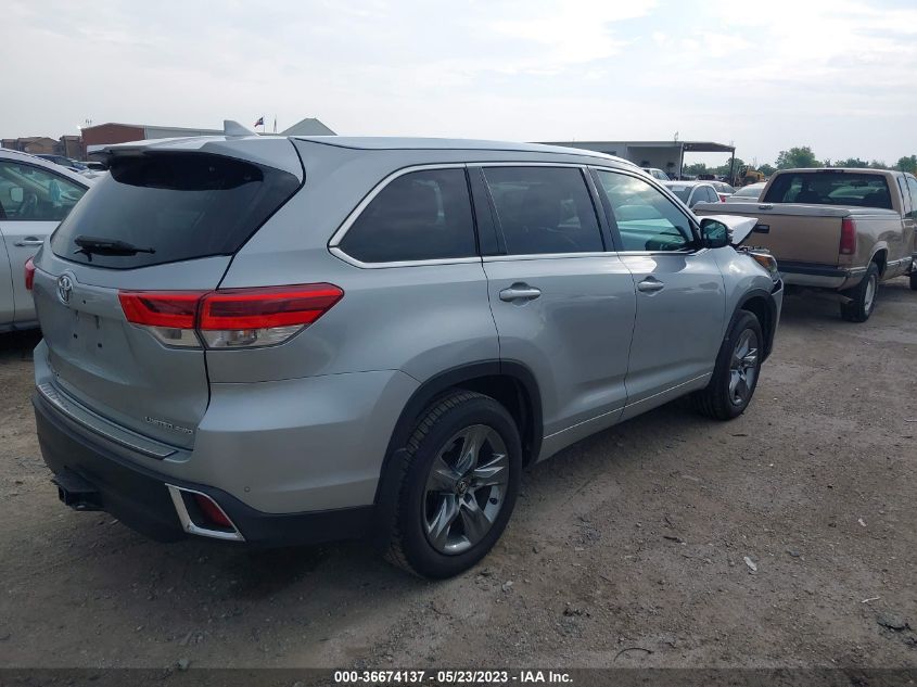 2017 TOYOTA HIGHLANDER LIMITED - 5TDDZRFH0HS408175
