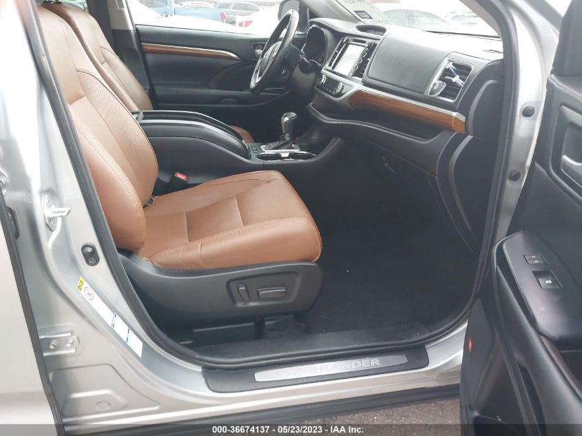 2017 TOYOTA HIGHLANDER LIMITED - 5TDDZRFH0HS408175
